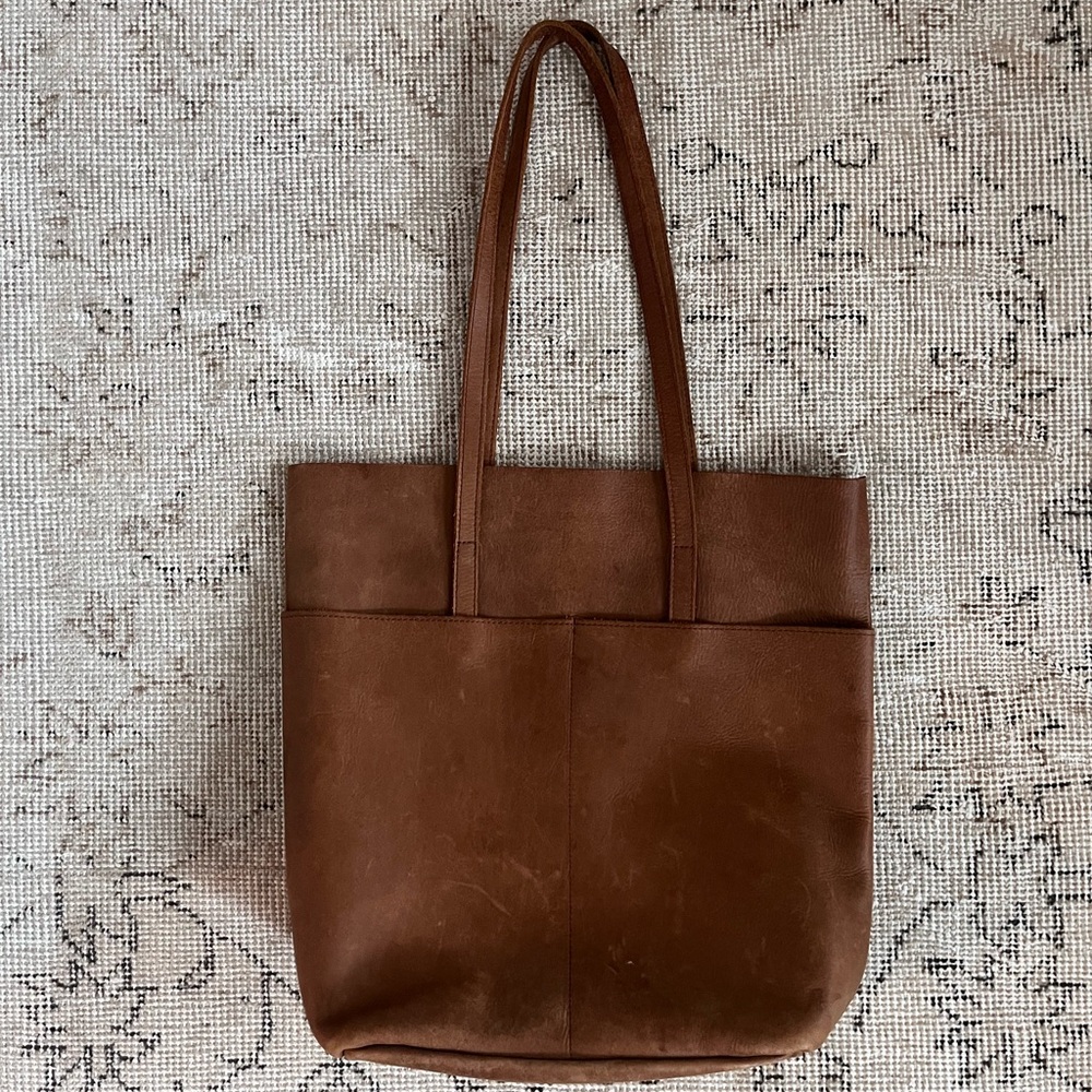 ABLE Salem Leather Tote Bag
